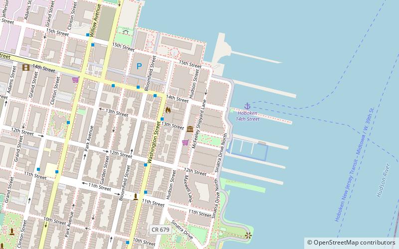 Hoboken Historical Museum location map
