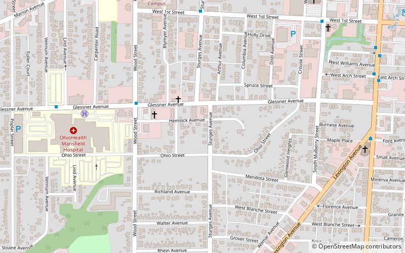 Martin Bushnell House location map