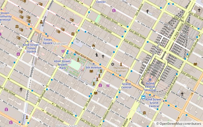 500 Fifth Avenue location map