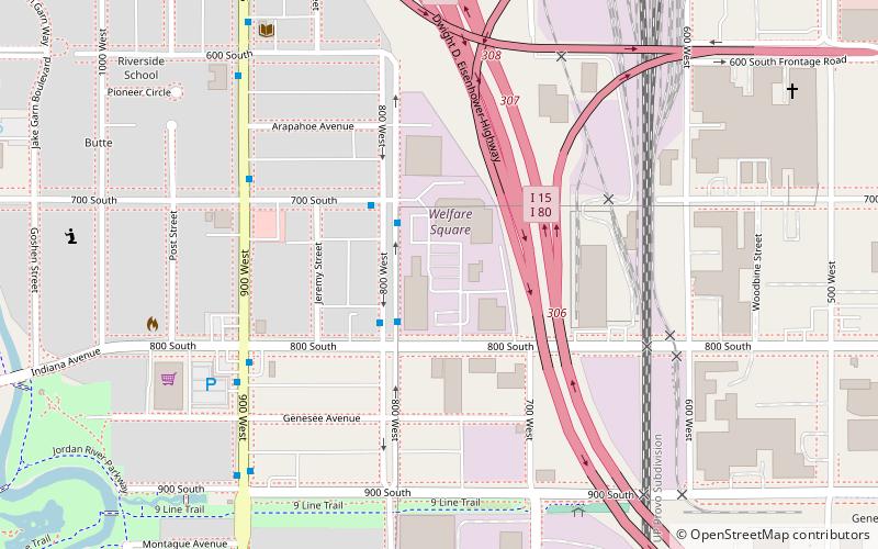 Welfare Square location map