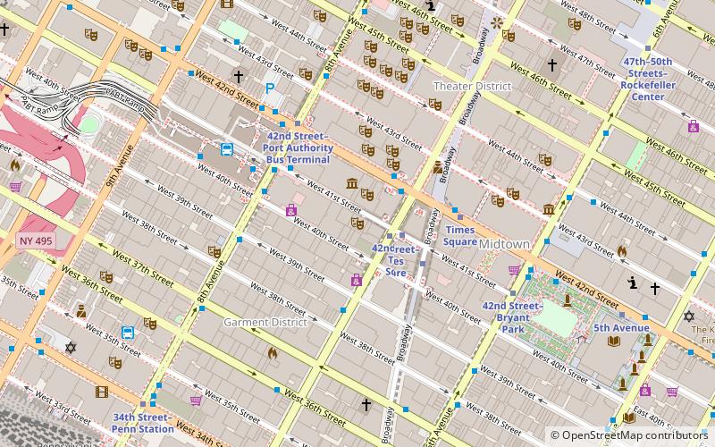 Nederlander Theatre location map