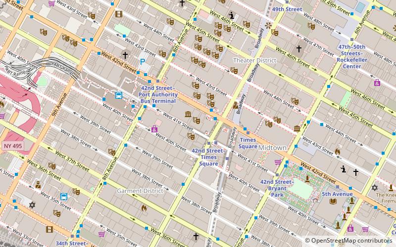 New Amsterdam Theatre location map