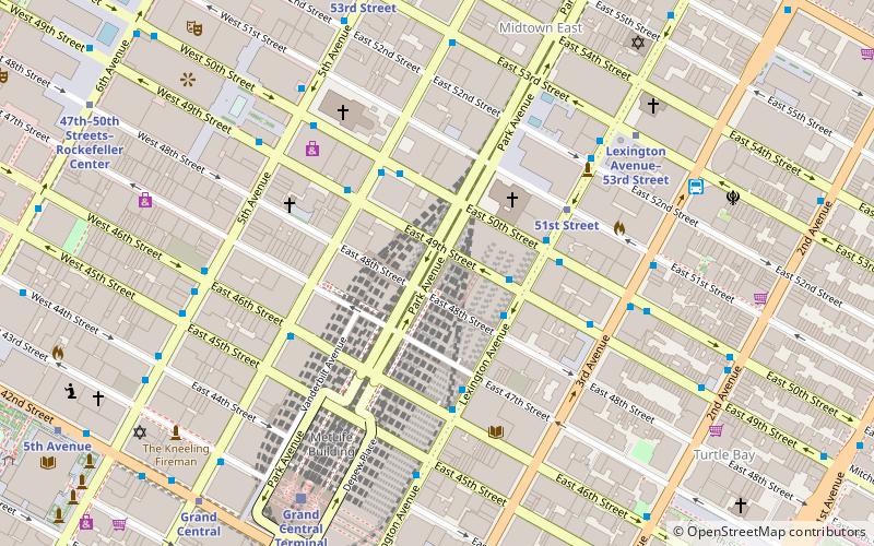 299 park avenue new york city location map