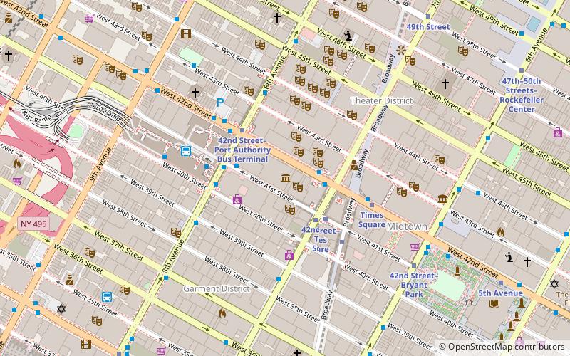 Madame Tussauds New York location map