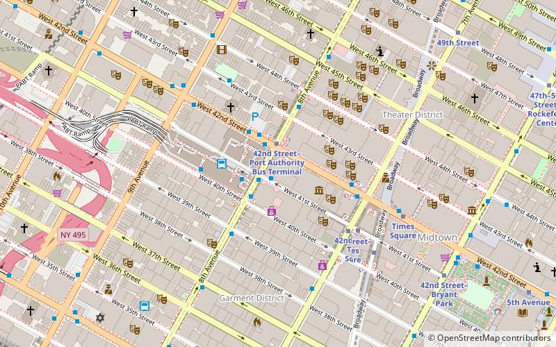 Eleven Times Square location map