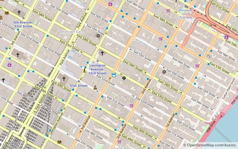 100 East 53rd Street location map