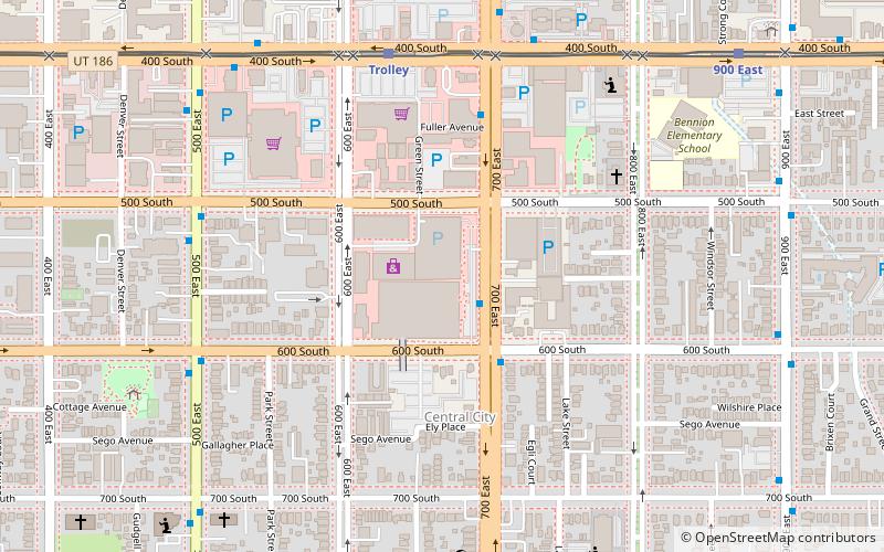 Trolley Square location map