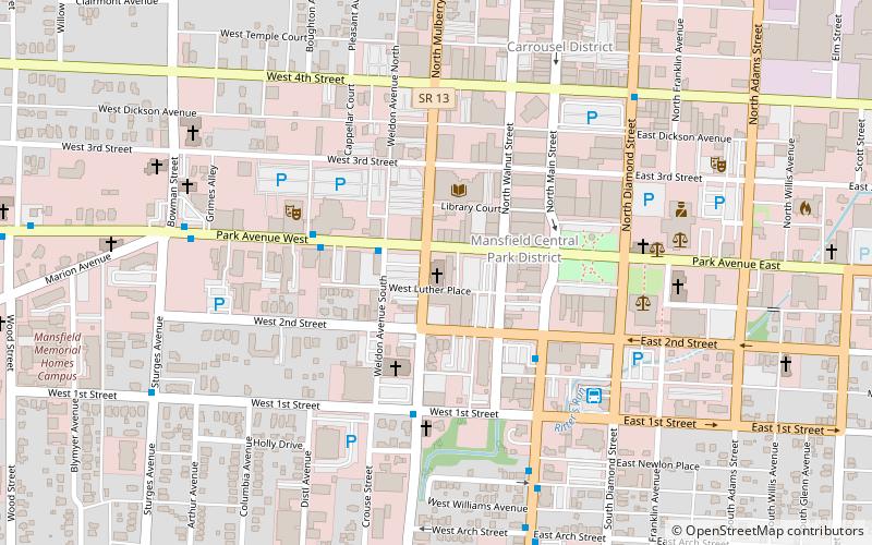 First English Lutheran Church location map