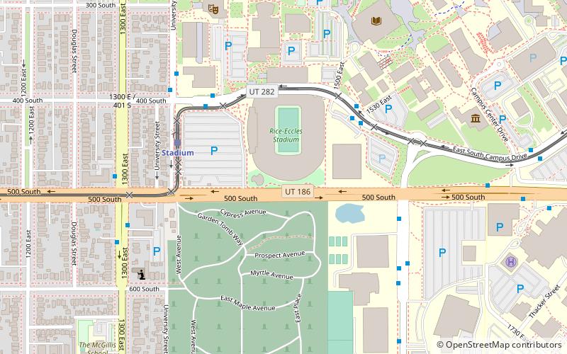 Salt Lake 2002 Olympic Cauldron Park location map