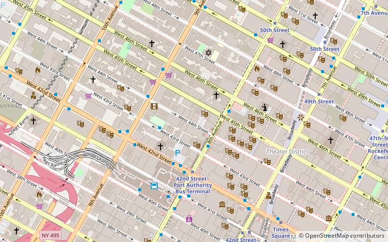birdland new york city location map
