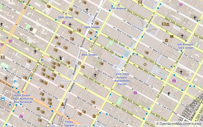 Cort Theatre location map