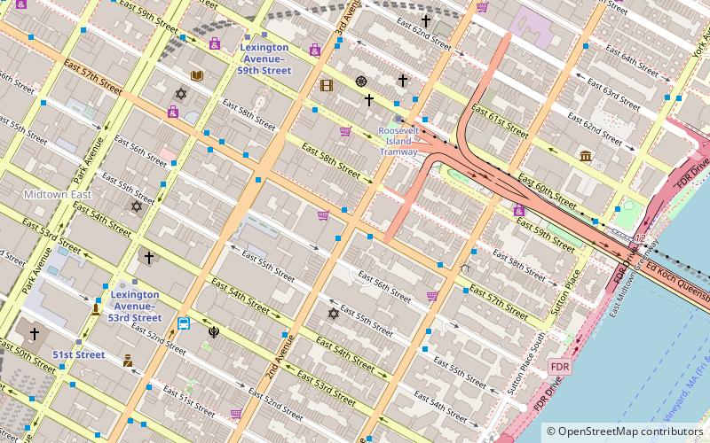 252 East 57th Street location map