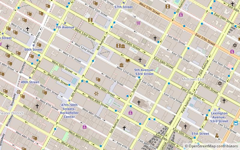 75 Rockefeller Plaza location map
