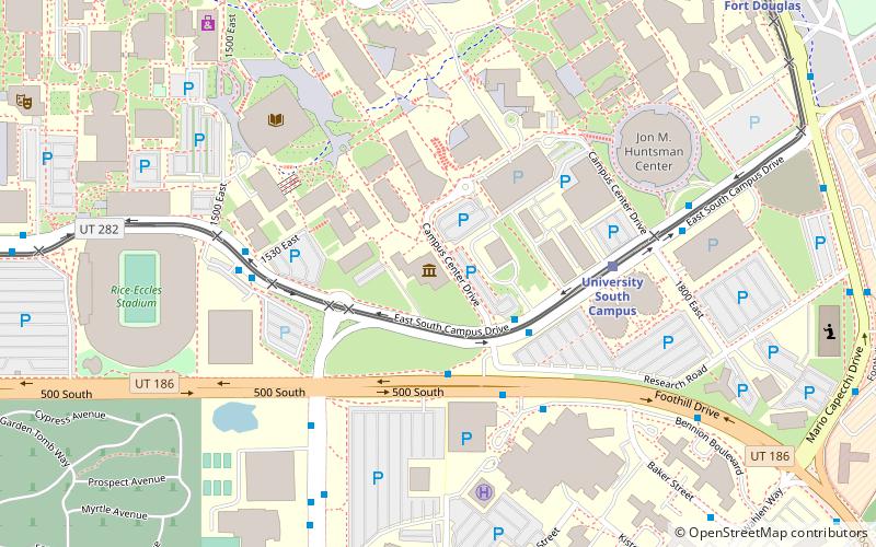 Utah Museum of Fine Arts location map