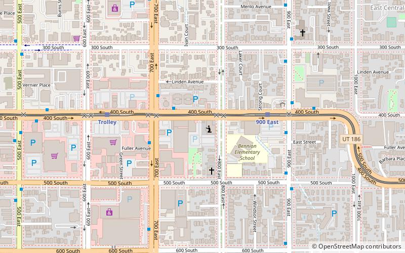 Tenth Ward Square location map