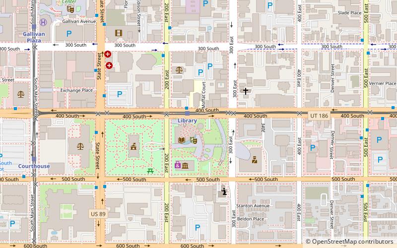 Salt Lake City Public Library location map