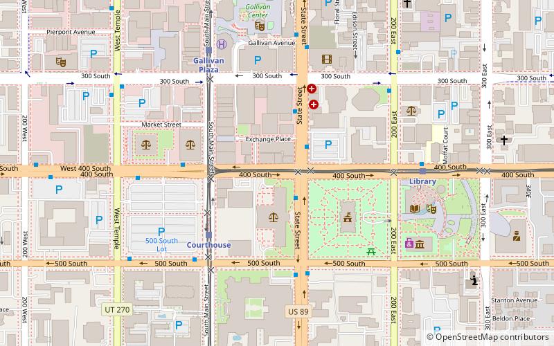 Exchange Place Historic District location map