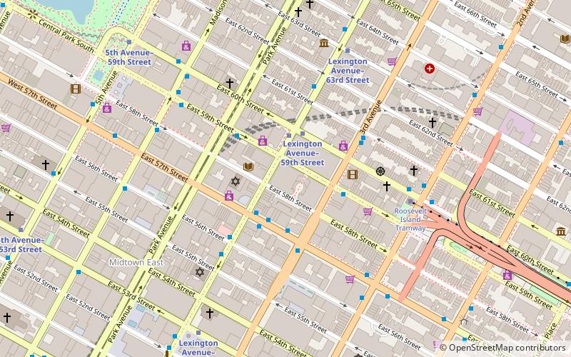 731 lexington avenue new york city location map