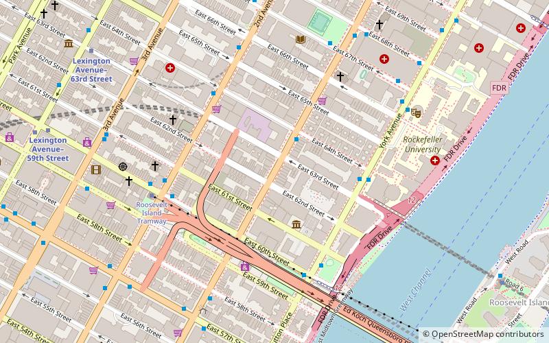 Primera Avenida location map