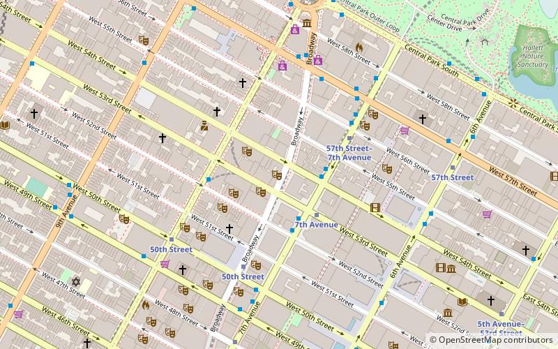 Teatro Ed Sullivan location map