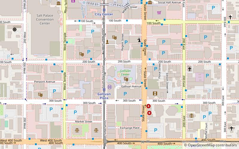 Gallivan Center location map