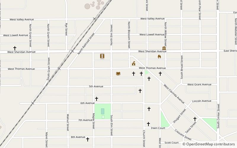 Shenandoah Public Library location map
