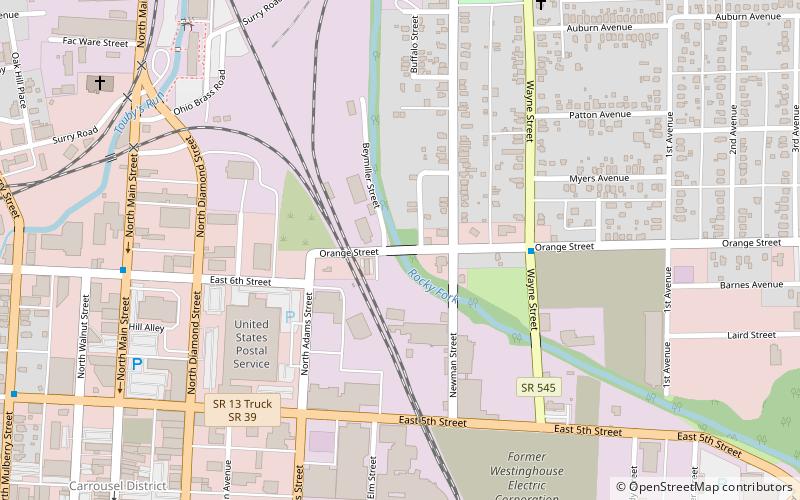 Orange Street location map