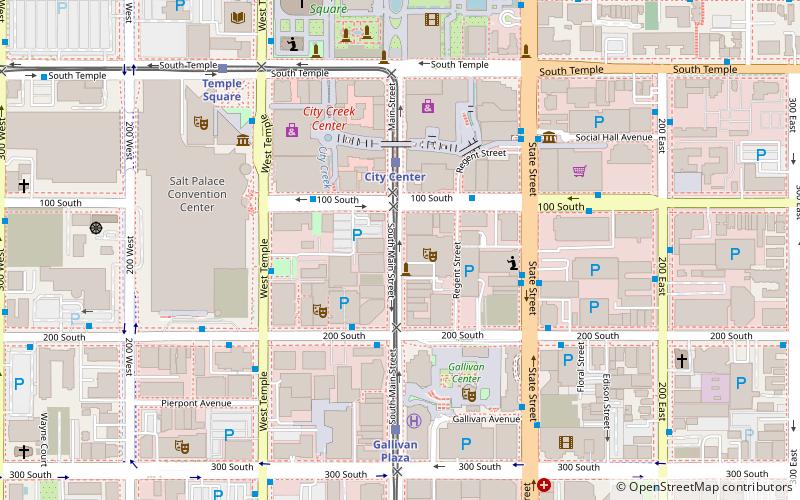 Eccles Theater location map