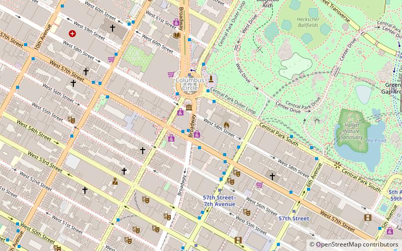 5 Columbus Circle location map