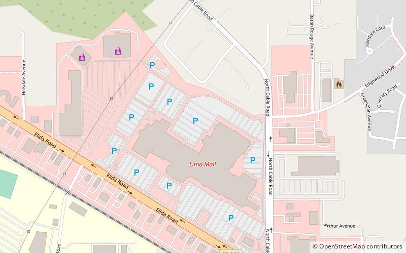 Lima Mall location map