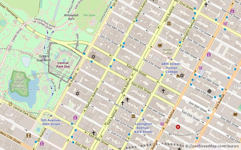 Roosevelt House Public Policy Institute at Hunter College location map