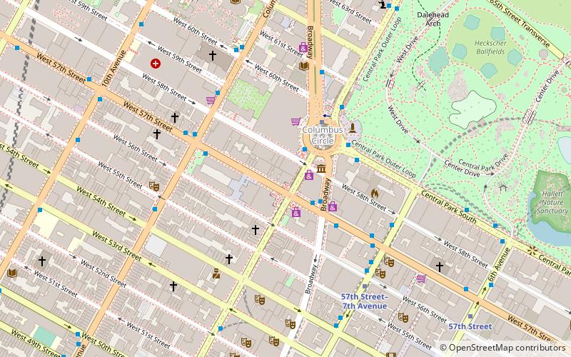 Central Park Place location map