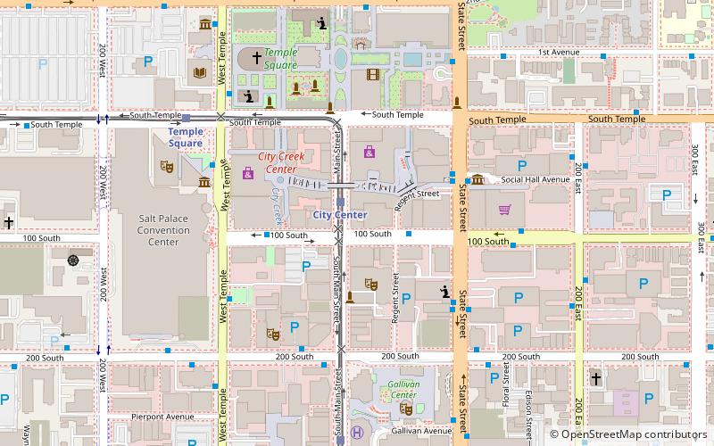 Deseret Museum location map