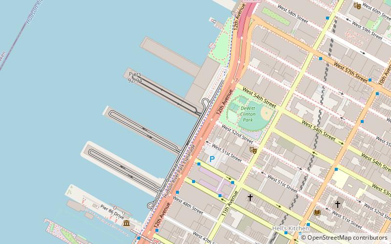 Manhattan Cruise Terminal location map