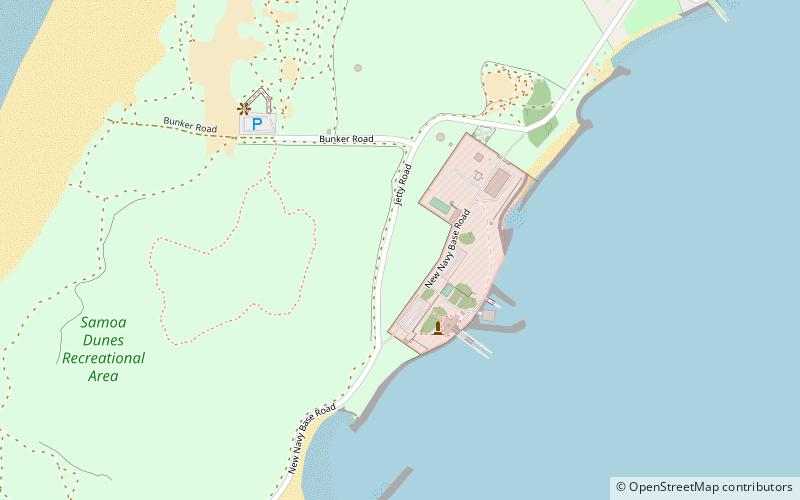 Humboldt Bay Life-Saving Station location map