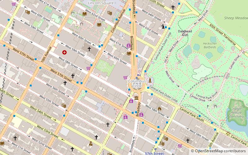 The Shops at Columbus Circle location map