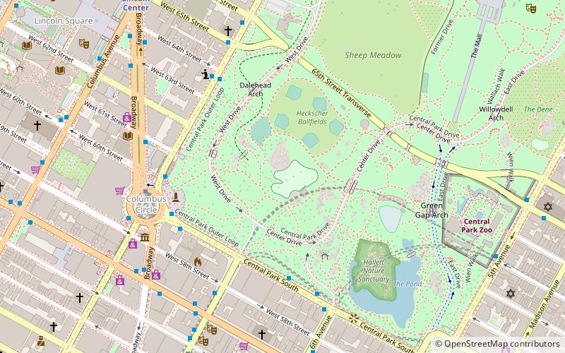 Heckscher Playground location map