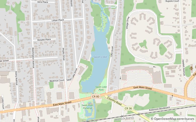 Swan Lake Park location map