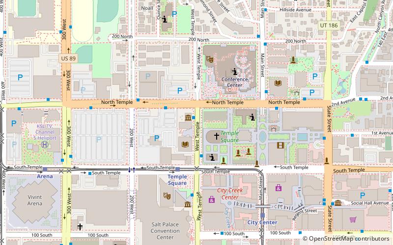 Church History Museum location map