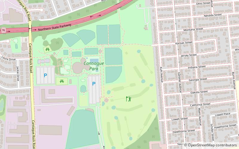 Cantiague Park location map
