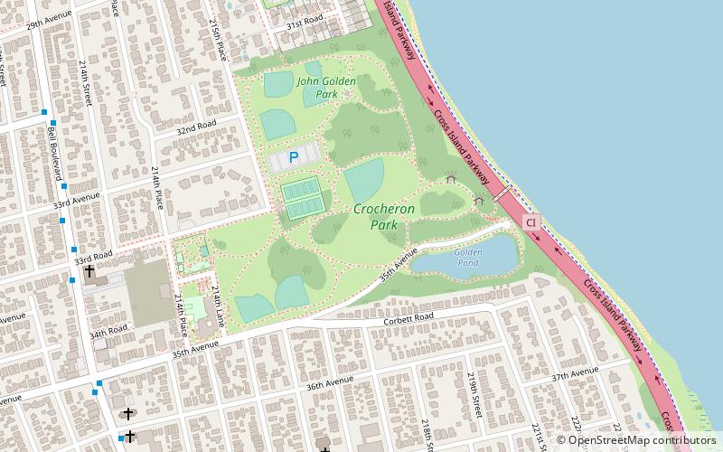crocheron park nueva york location map