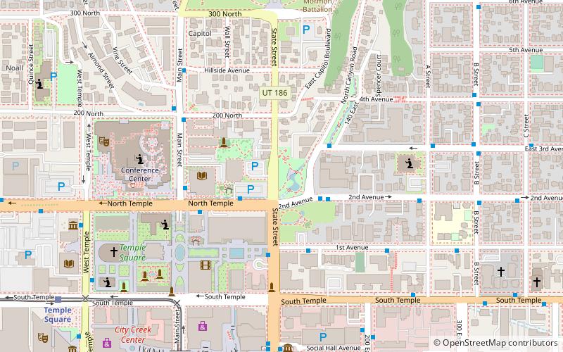 City Creek Park location map