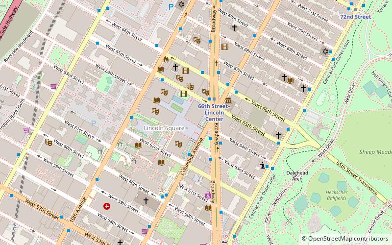 new york philharmonic nowy jork location map