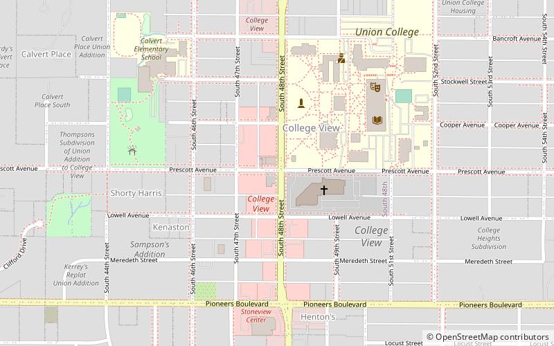 College View location map