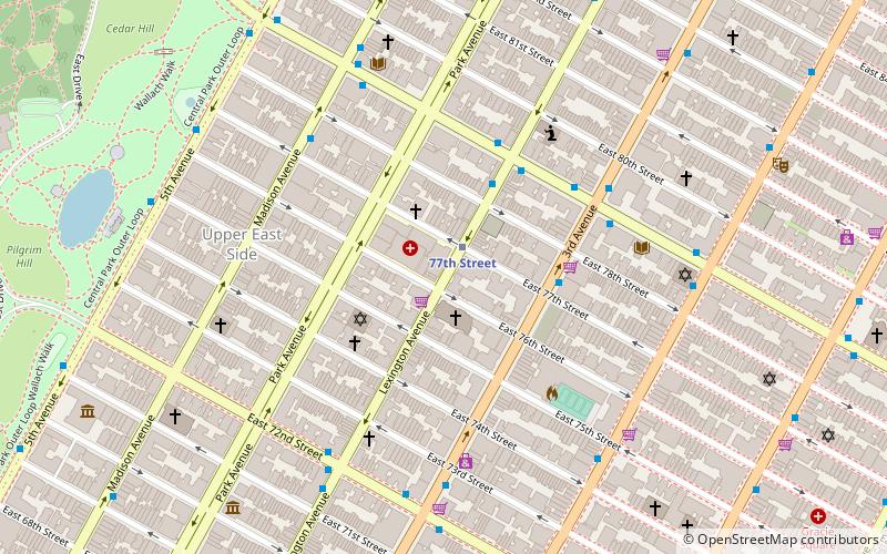 Lexington Avenue location map