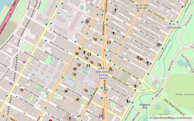 lincoln arcade nueva york location map