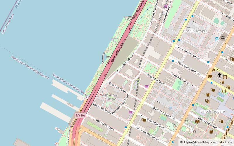 one riverside park new york city location map