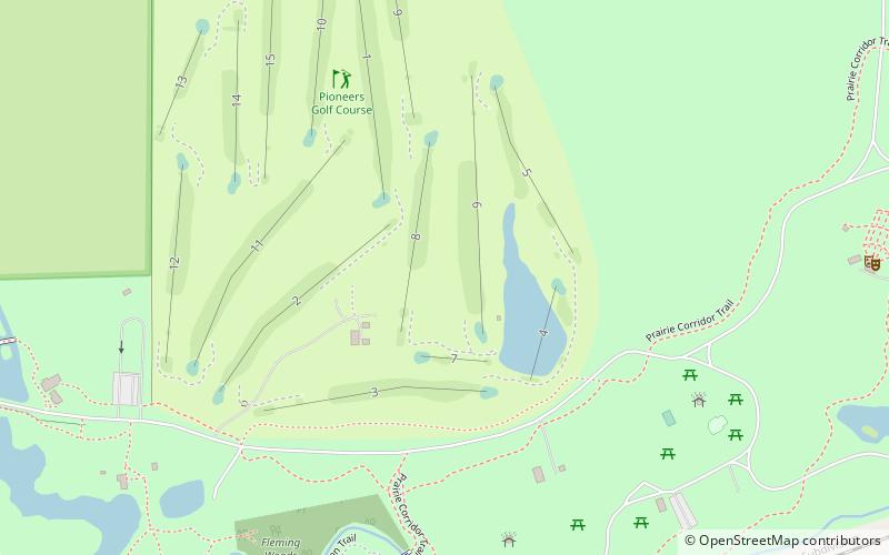 Pioneers Park Nature Center location map