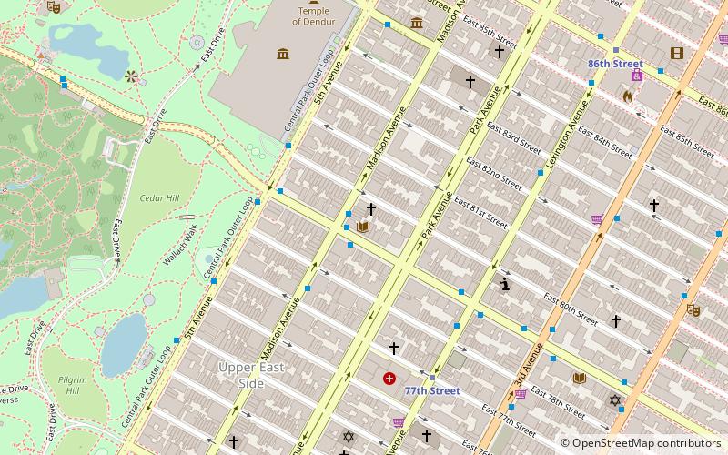 New York Society Library location map