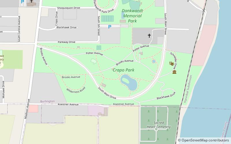 Crapo Park location map